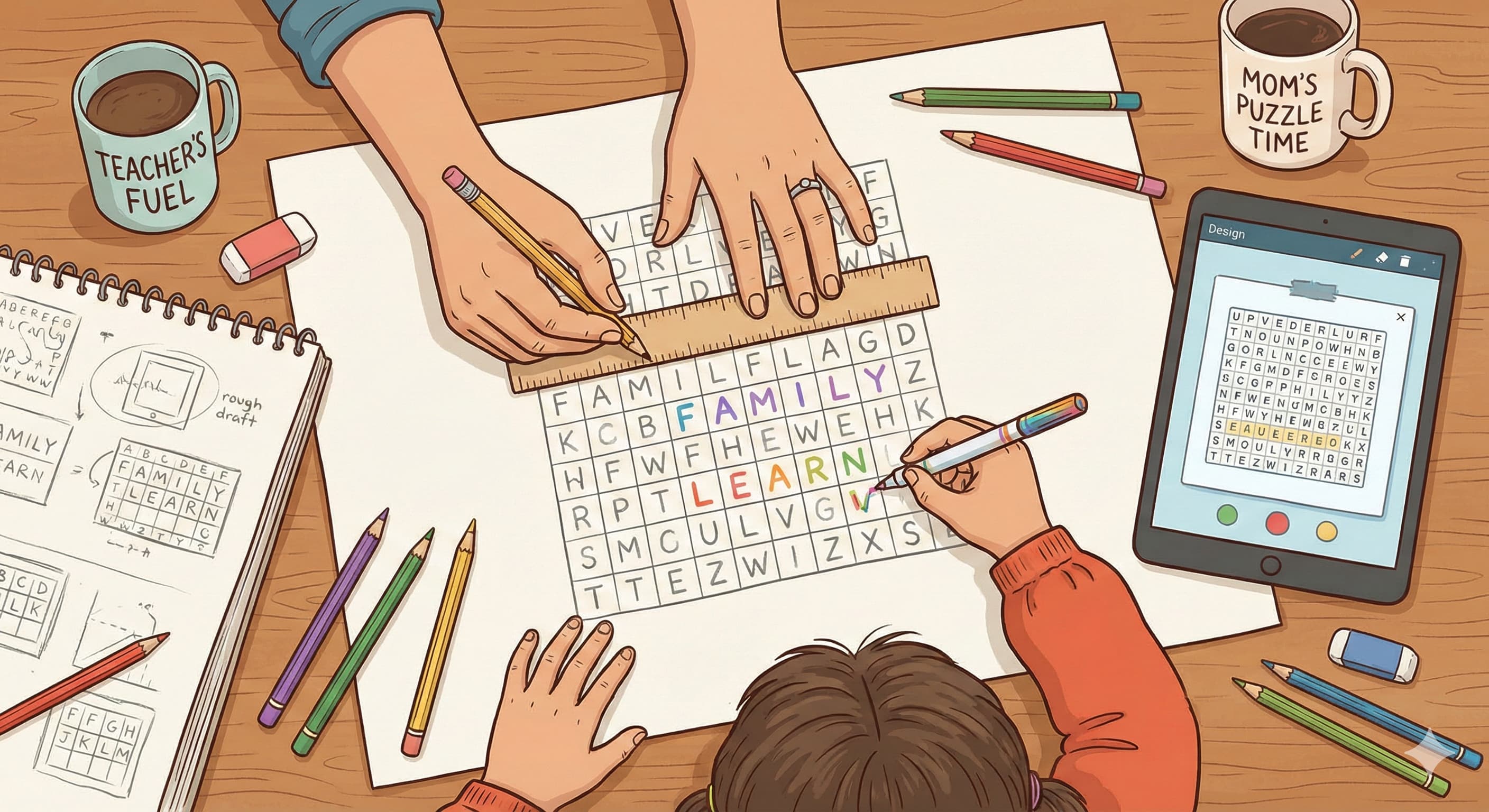 Creating Custom Word Search Puzzles: A Guide for Parents and Teachers