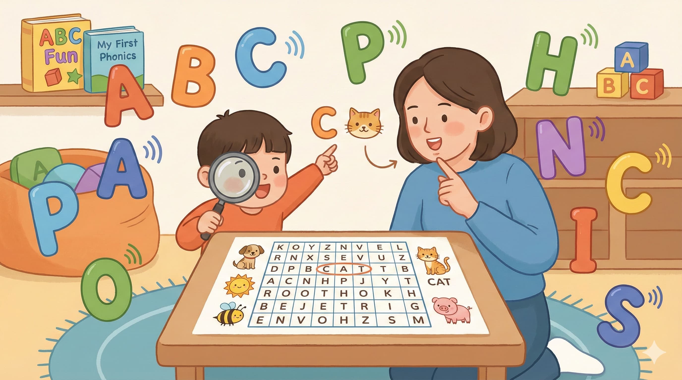 How Word Search Puzzles Improve Early Literacy Skills