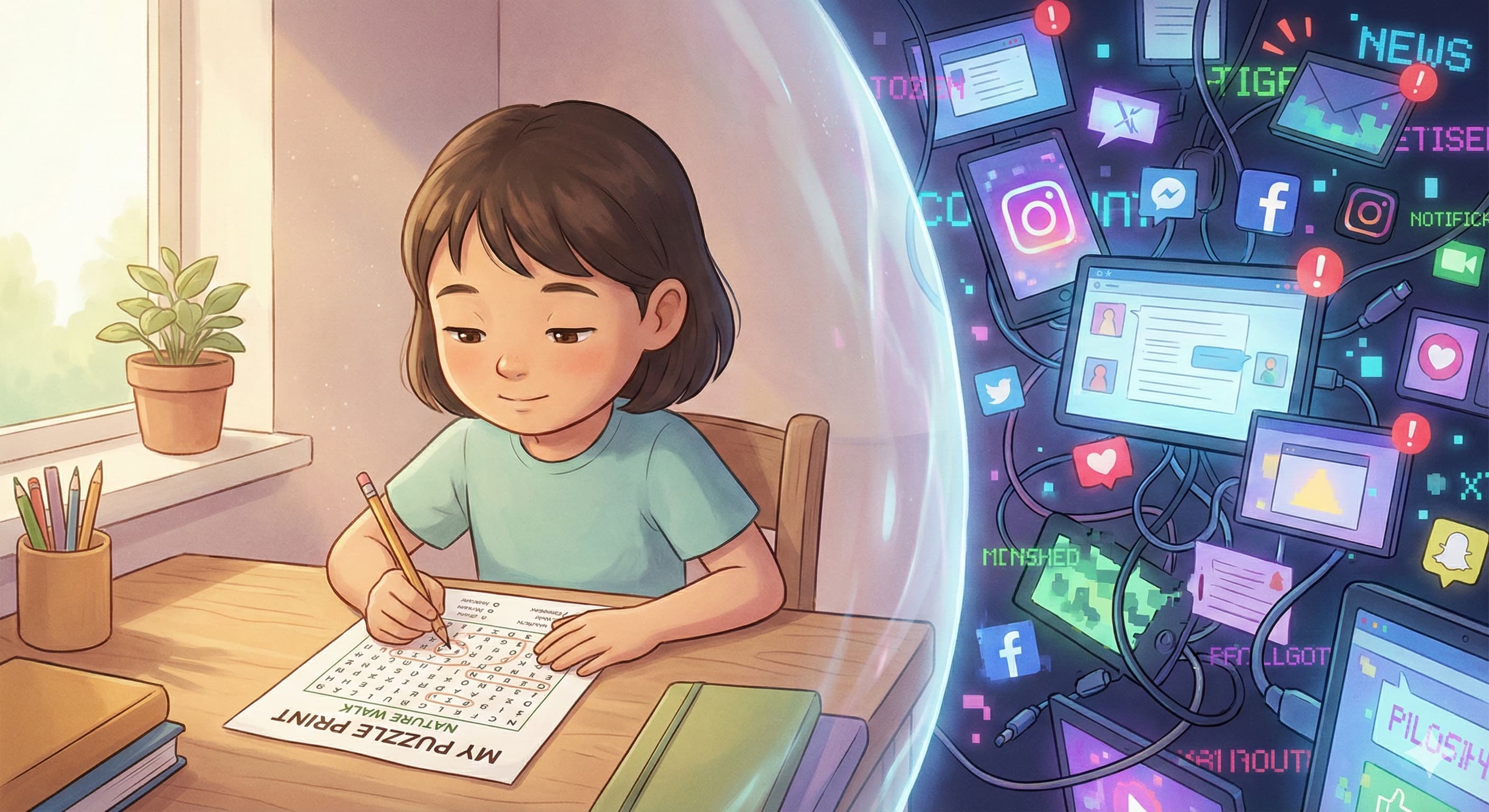 Screen-Free Learning: The Value of Printable Word Search Worksheets