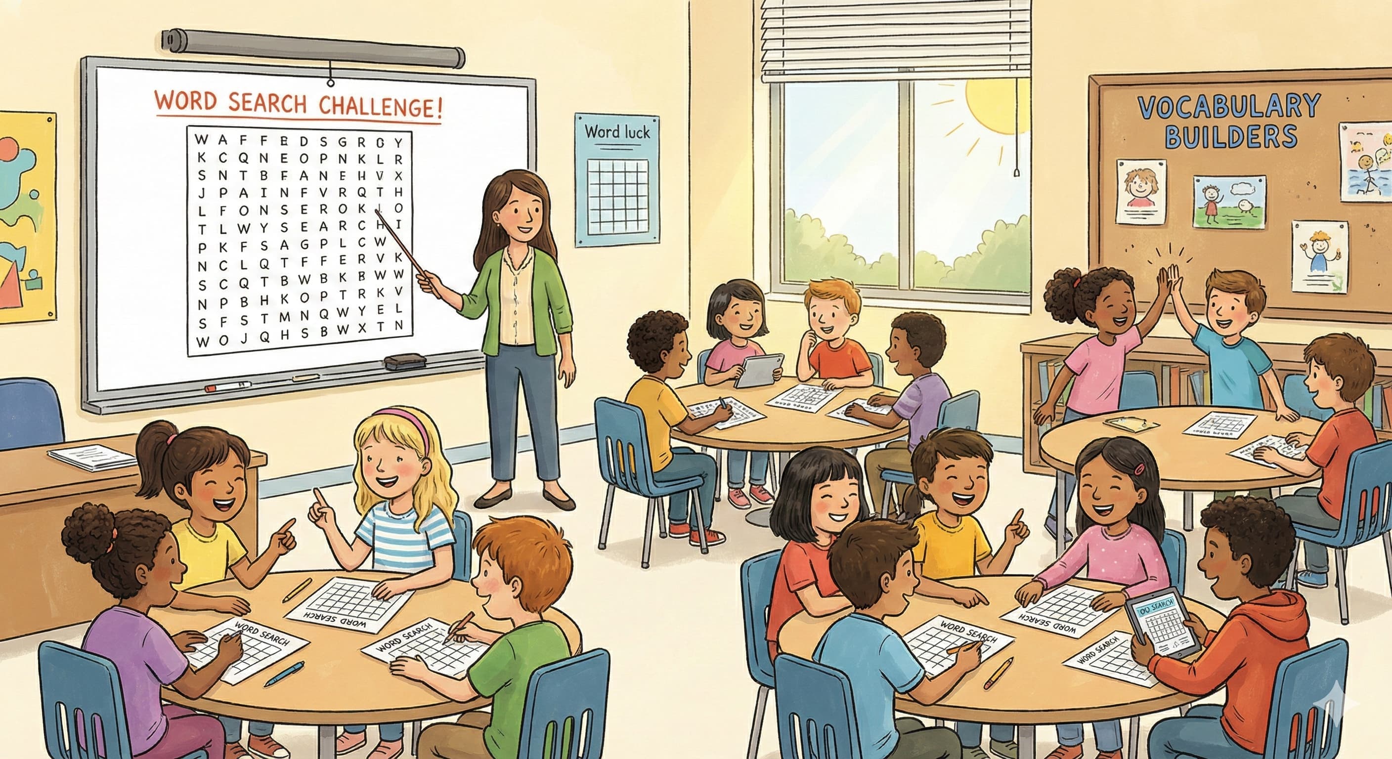 Integrating Word Search Puzzles into Classroom Learning